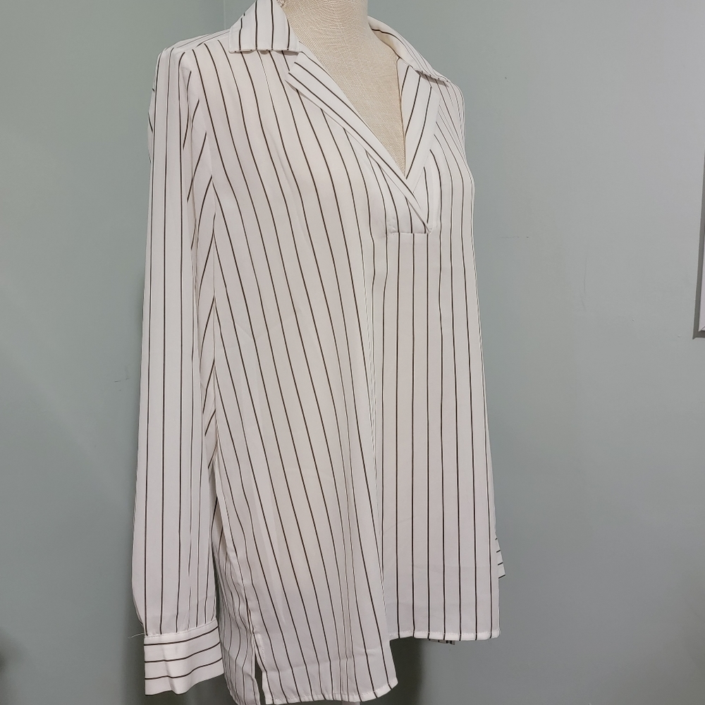 Long sleeve, collard women's dress shirt